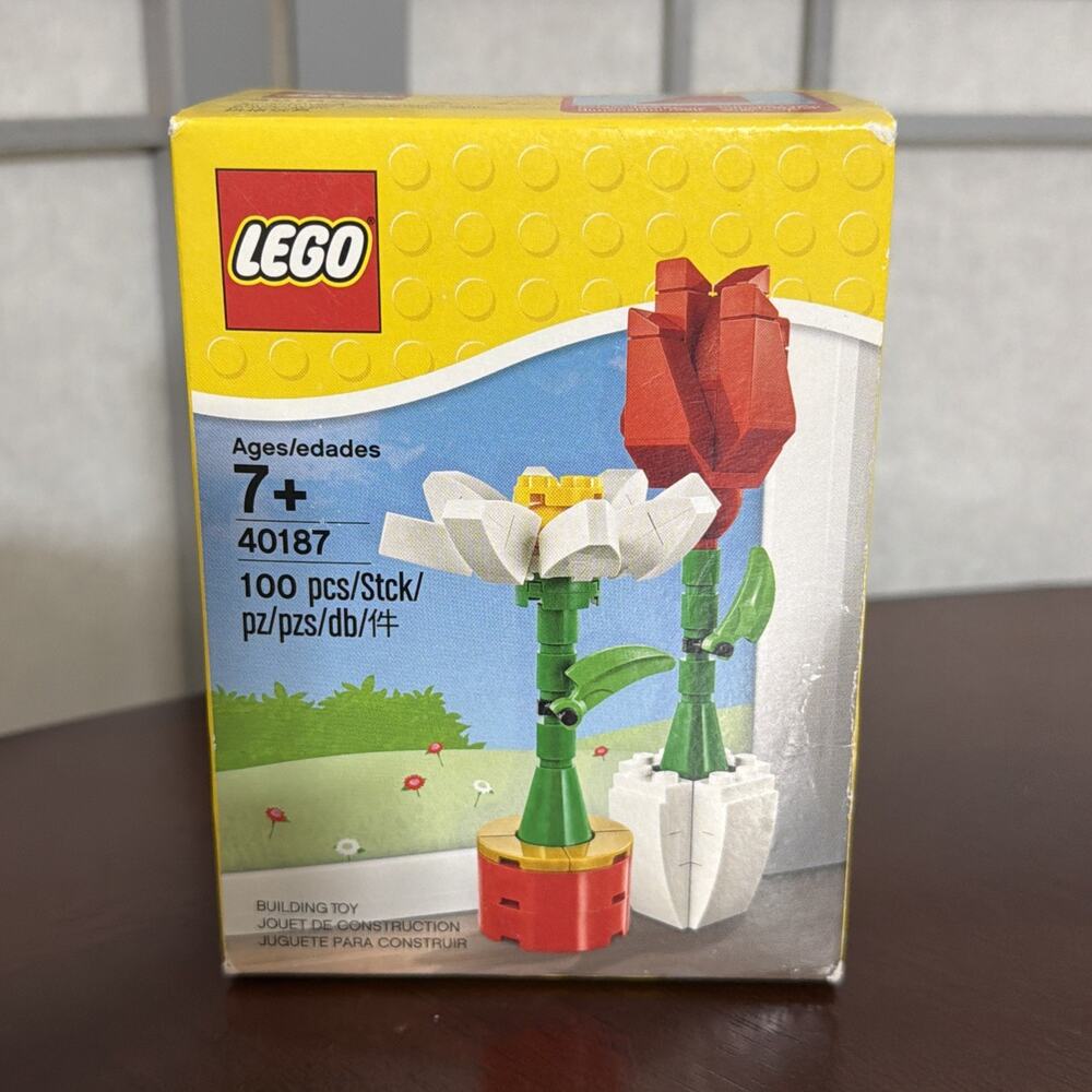 New! Lego 40187 Flower Display Set - Retired